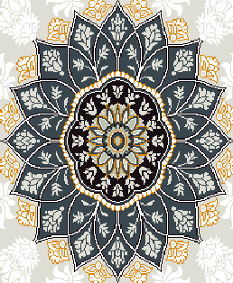 OpenCV noghredarya medallion result
